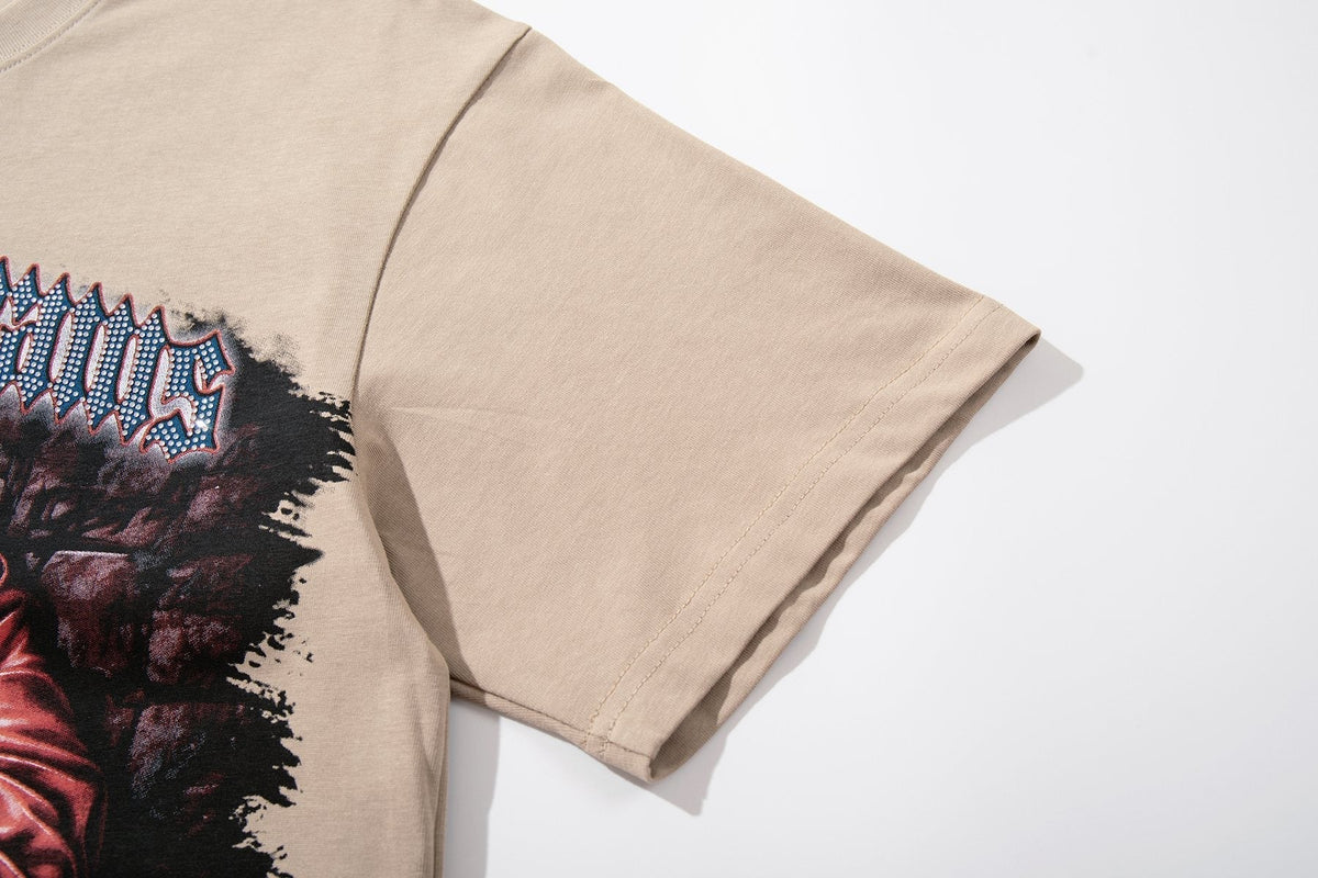 SUPPLY TEE Skeleton Graphic Short-Sleeve T-Shirt