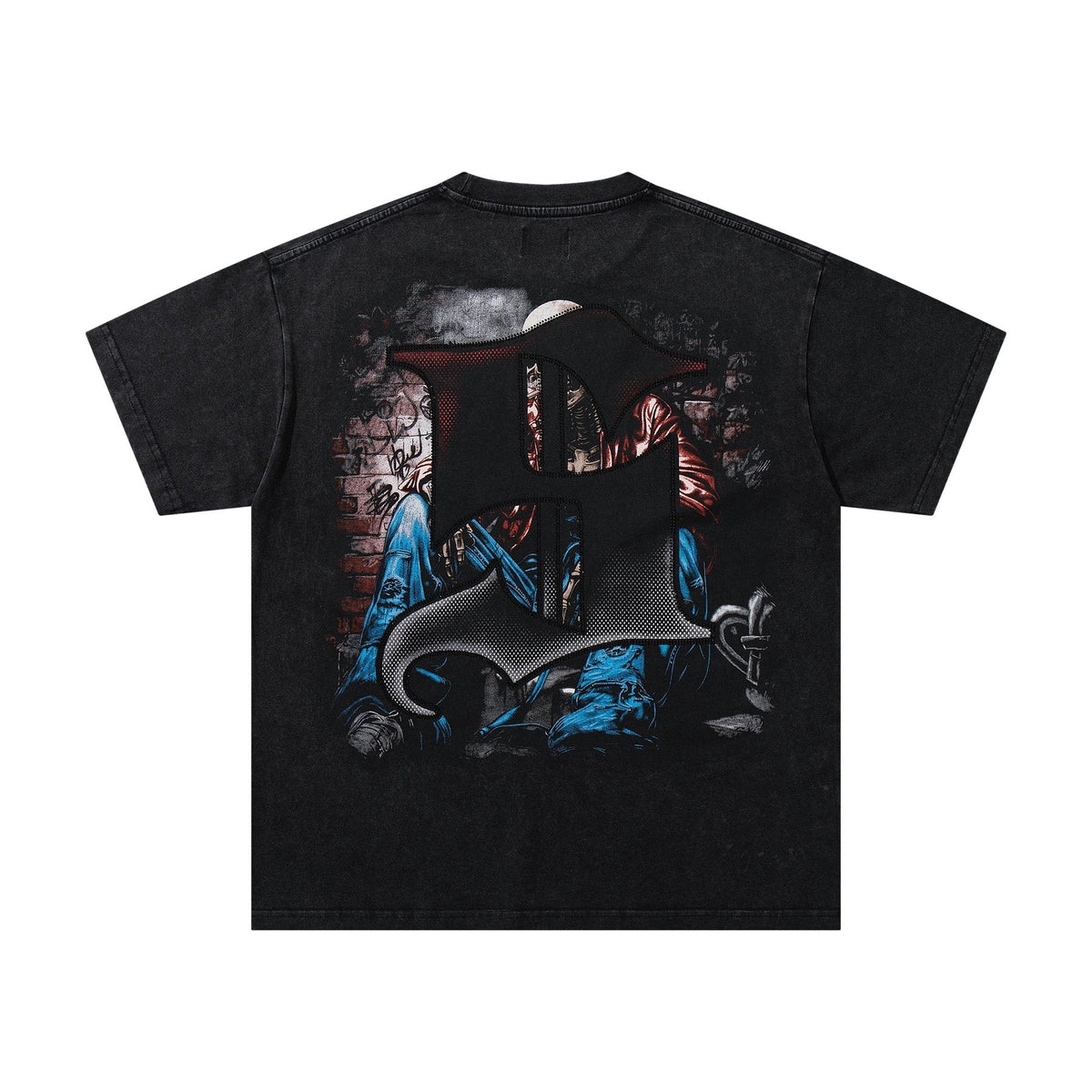 SUPPLY TEE Skeleton Graphic Short-Sleeve T-Shirt