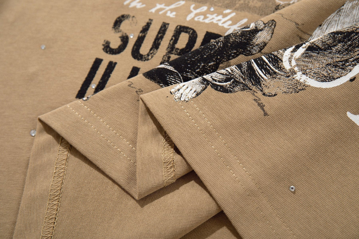 SUPPLY TEE Spirit Angel Embellished Graphic T-Shirt
