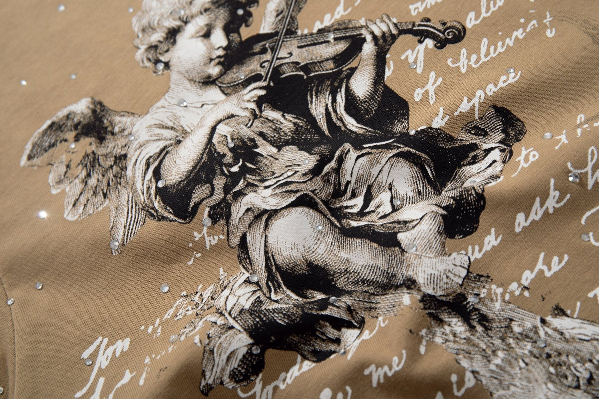 SUPPLY TEE Spirit Angel Embellished Graphic T-Shirt