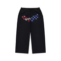 RHINESTONE OG WEB LONG SWEATSHORT