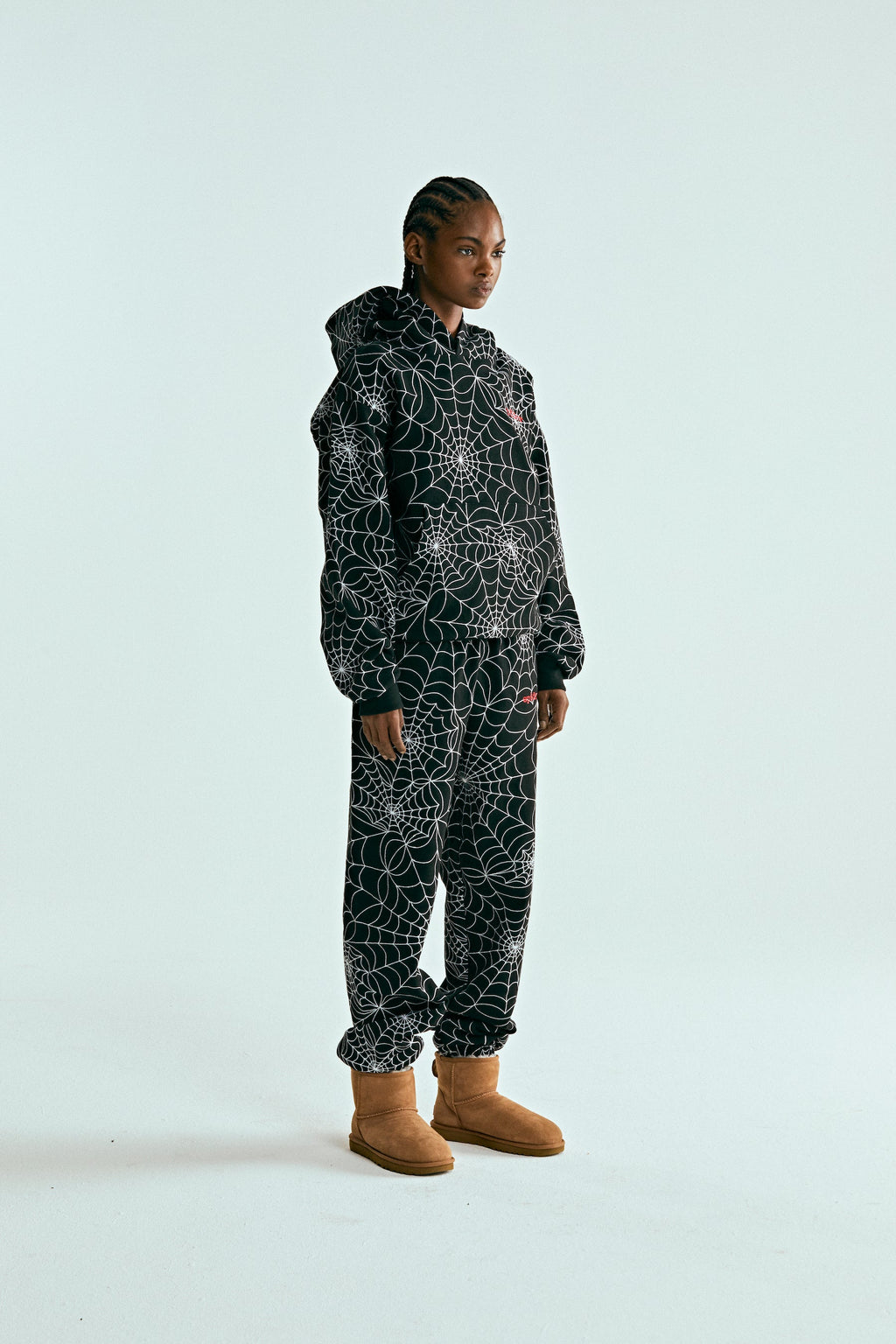 EMBROIDERED AOP HOODIE