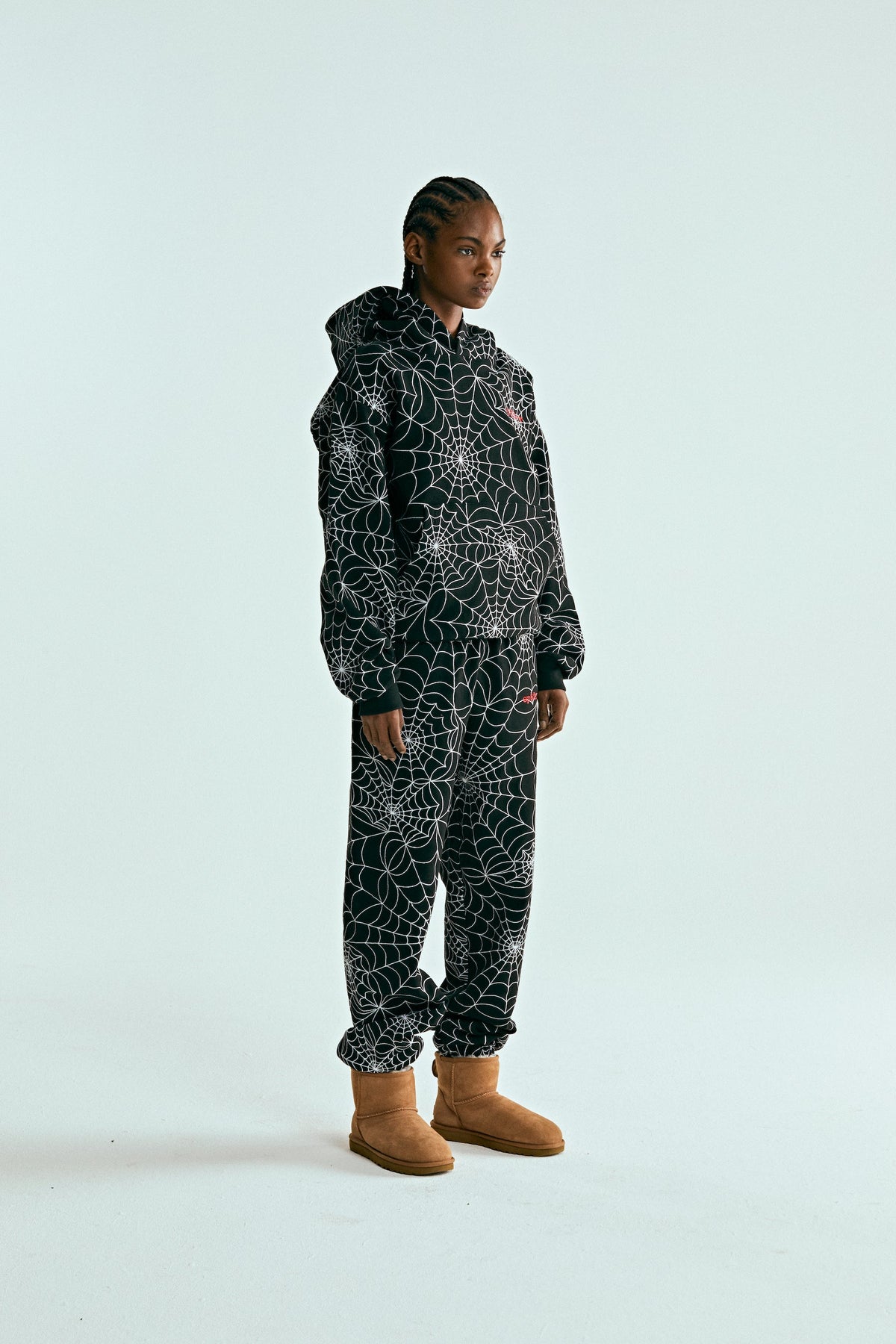 EMBROIDERED AOP HOODIE